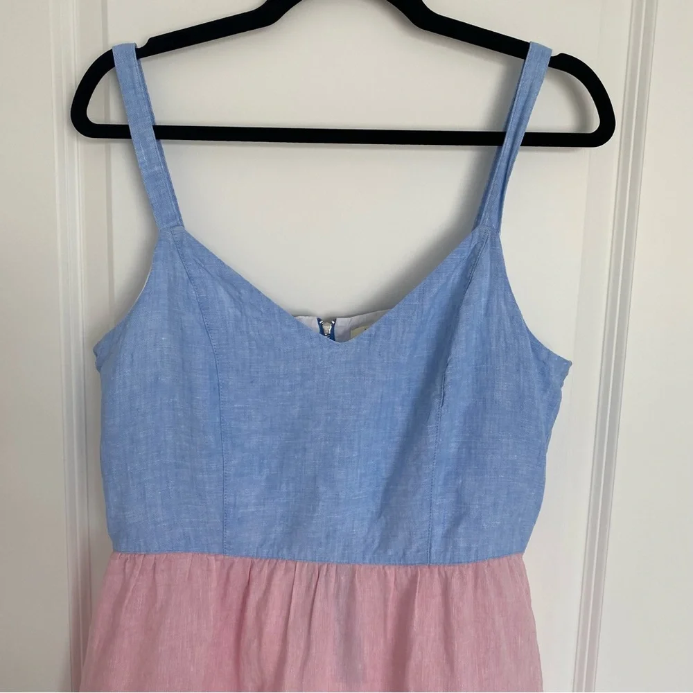 CYNTHIA ROWLEY | 100% Linen Sundress with pockets - Picture 3 of 10